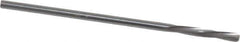 Magafor - #49 Solid Carbide 4 Flute Chucking Reamer - Spiral Flute, 0.0728" Straight Shank, 7/16" Flute Length, 1-31/32" OAL - Exact Industrial Supply