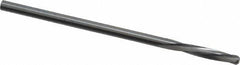 Magafor - 2.159mm Solid Carbide 4 Flute Chucking Reamer - Spiral Flute, 0.085" Straight Shank, 7/16" Flute Length, 1-31/32" OAL - Exact Industrial Supply