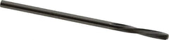 Magafor - 2.2301mm Solid Carbide 4 Flute Chucking Reamer - Spiral Flute, 0.0878" Straight Shank, 7/16" Flute Length, 1-31/32" OAL - Exact Industrial Supply