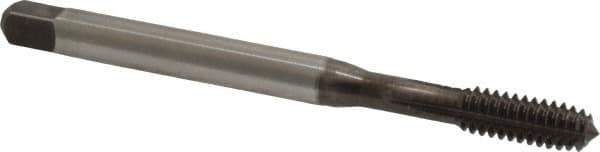 Emuge - 1/4-20 UNC 2BX Modified Bottoming Thread Forming Tap - Cobalt, Nitride Finish, 3.15" OAL, 0.669" Thread Length, Right Hand Thread, Series Rekord Druck-S - Exact Industrial Supply
