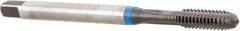 Emuge - #6-32 UNC 2BX 3 Flute Nitride Finish Cobalt Straight Flute Machine Tap - Modified Bottoming, Right Hand Thread, 2.205" OAL, 0.472" Thread Length, Oversize - Exact Industrial Supply