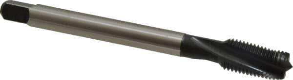 Emuge - 7/16-20 UNF 3 Flute 2BX Modified Bottoming Spiral Flute Tap - Cobalt, Oxide Finish, 3.937" OAL, Right Hand Flute, Right Hand Thread, Series Rekord D-Ti - Exact Industrial Supply