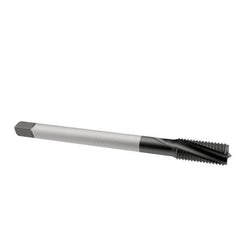 Emuge - 7/16-20 UNF 3 Flute 3BX Modified Bottoming Spiral Flute Tap - Cobalt, Oxide Finish, 3.937" OAL, Right Hand Flute, Right Hand Thread, Series Rekord D-Ti - Exact Industrial Supply