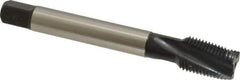 Emuge - 9/16-18 UNF 3 Flute 3BX Modified Bottoming Spiral Flute Tap - Cobalt, Oxide Finish, 3.937" OAL, Right Hand Flute, Right Hand Thread, Series Rekord D-Ti - Exact Industrial Supply