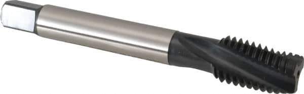 Emuge - 5/8-11 UNC 3 Flute 2BX Modified Bottoming Spiral Flute Tap - Cobalt, Oxide Finish, 4.331" OAL, Right Hand Flute, Right Hand Thread, Series Rekord D-Ti - Exact Industrial Supply