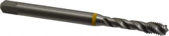 Emuge - 1/4-28 UNF 3 Flute 3B Modified Bottoming Spiral Flute Tap - Cobalt, Bright Finish, 3.15" OAL, Right Hand Flute, Right Hand Thread, Series Enorm - Exact Industrial Supply