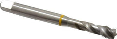 Emuge - 3/8-24 UNF 3 Flute 2B Modified Bottoming Spiral Flute Tap - Cobalt, Bright Finish, 3.937" OAL, Right Hand Flute, Right Hand Thread, Series Enorm - Exact Industrial Supply