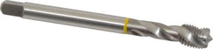Emuge - 7/16-20 UNF 3 Flute 3B Modified Bottoming Spiral Flute Tap - Cobalt, Bright Finish, 3.937" OAL, Right Hand Flute, Right Hand Thread, Series Enorm - Exact Industrial Supply