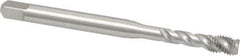 Emuge - 1/4-28 UNF 3 Flute 2B Bottoming Spiral Flute Tap - Cobalt, Bright Finish, 3.15" OAL, Right Hand Flute, Right Hand Thread, Series Enorm Z - Exact Industrial Supply