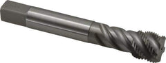 Emuge - 3/4-16 UNF 5 Flute 2B Bottoming Spiral Flute Tap - Cobalt, Bright Finish, 4.331" OAL, Right Hand Flute, Right Hand Thread, Series Enorm Z - Exact Industrial Supply