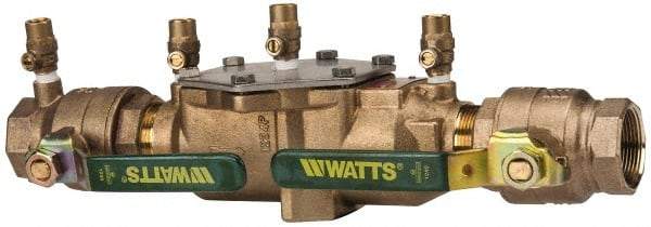 Watts - 1-1/2 Thread, Backflow Preventer Valve - Lead-Free, Use with Potable Water Applications - Exact Industrial Supply