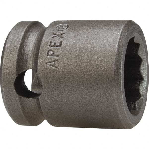 Apex - Impact Sockets Drive Size (Inch): 3/8 Size (mm): 20.0 - Exact Industrial Supply