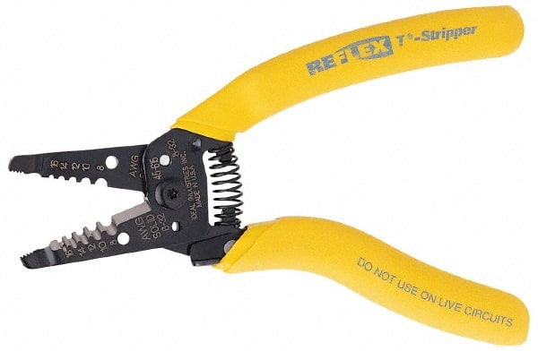 Ideal - 16 to 8 AWG Capacity Wire Stripper - Exact Industrial Supply