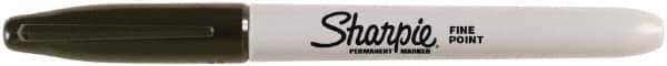 Sharpie - Black Permanent Marker - Fine Tip - Exact Industrial Supply