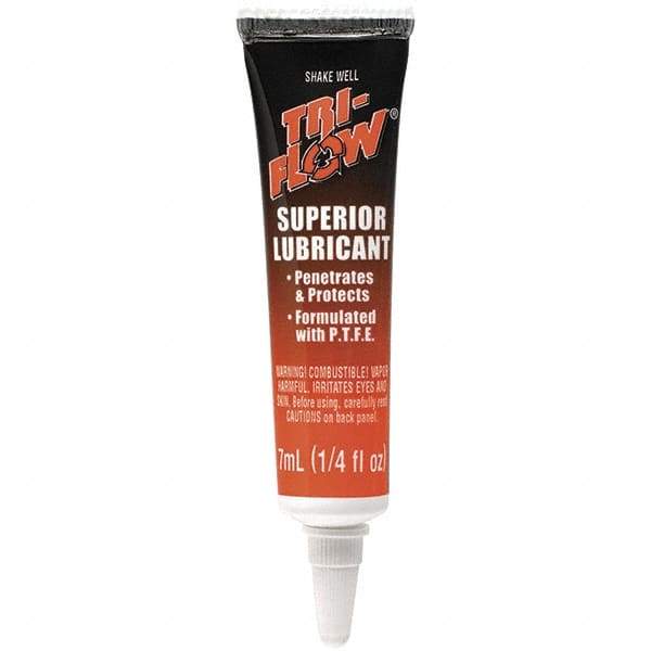Tri-Flow - 0.25 oz Tube Petroleum Lubricant - Brown, -60°F to 475°F - Exact Industrial Supply