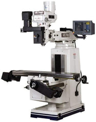 Vectrax - 49" Long x 9" Wide, 3 Phase Acurite Millpower CNC Milling Machine - Variable Speed Pulley Control, R8 Taper, 3 hp - Exact Industrial Supply