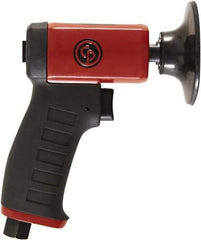 Chicago Pneumatic - 3" Max Disc, 15,000 RPM, Pneumatic Handheld Disc Sander - 21 CFM, 1/4" Inlet, 0.25 hp, 90 psi - Exact Industrial Supply