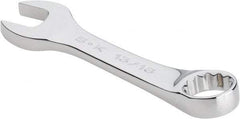 SK - 13/16" 12 Point Offset Combination Wrench - 15° Offset Angle, 6" OAL, Steel, Chrome Finish - Exact Industrial Supply