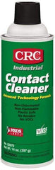 CRC - 14 Ounce Aerosol Contact Cleaner - 27,600 Volt Dielectric Strength, Nonflammable, Food Grade, Plastic Safe - Exact Industrial Supply