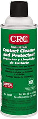 CRC - 10 Ounce Aerosol Contact Cleaner - 0°F Flash Point, 350 Volt Dielectric Strength, Flammable, Food Grade, Plastic Safe - Exact Industrial Supply