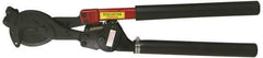 H.K. Porter - 27-1/2" OAL, 2" Capacity, Cable Cutter - Oval Head, Rubber Handle - Exact Industrial Supply