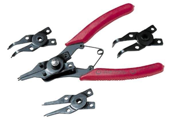 Value Collection - 5 Piece Snap Ring Plier Set - Exact Industrial Supply