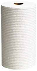 WypAll - X60 Dry Shop Towel/Industrial Wipes - Small Roll, 13-3/8" x 9-3/4" Sheet Size, White - Exact Industrial Supply