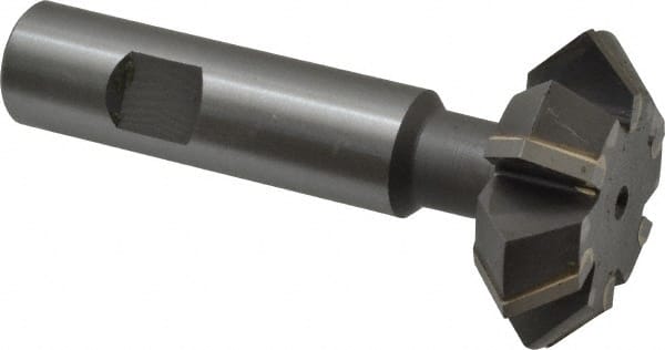 Whitney Tool Co. - 1-7/8° 1-7/8" Cut Diam, 5/8" Cut Width, 3/4" Shank, Carbide-Tipped Double-Angle Cutter - Exact Industrial Supply