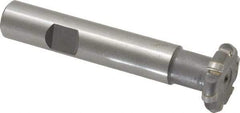 Whitney Tool Co. - 3/32" Radius, 3/16" Circle Diam, 7/8" Cutter Diam, Shank Connection, Convex Radius Cutter - 1/2" Shank Diam, 3" OAL, Carbide-Tipped, Uncoated, Profile Ground, 6 Teeth, Weldon Flat - Exact Industrial Supply