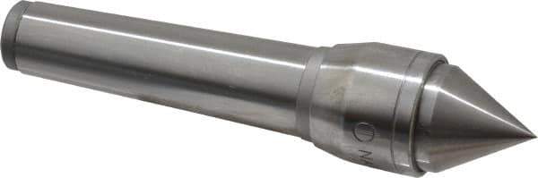 Value Collection - MT3 Taper Shank, 1.27" Head Diam Live Center - 1.1" Point Diam, 0.96" Point Len, 661 Lb Max Workpc, Standard Point - Exact Industrial Supply