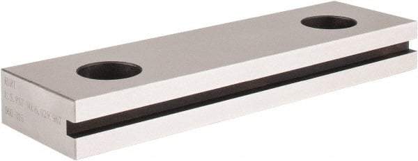 Kurt - Vise Jaw Plate - Steel, 5.969" Long, 0.752" Wide, 1.735" High - Exact Industrial Supply