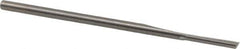 Onsrud - 1/8" Diam, 1/8" Shank Diam, 5/8" Length of Cut, 1 Flute Single Edge Straight Router Bit - 3" Overall Length, Right Hand Cut, Solid Carbide - Exact Industrial Supply