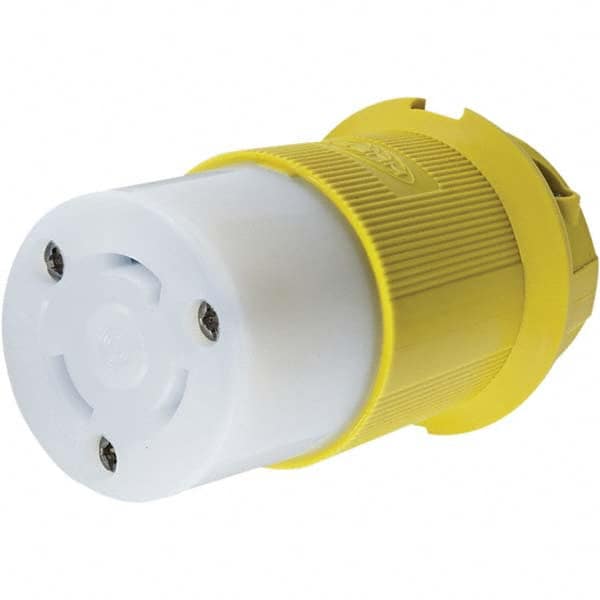 Hubbell Wiring Device-Kellems - 125V 30A NEMA L5-30R Marine Twist Lock Connector - Exact Industrial Supply