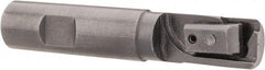 APT - 3/4" Cut Diam, 0.65" Max Depth of Cut, 3/4" Shank Diam, 3-7/8" OAL, Indexable Square Shoulder End Mill - TPC 32..., TPG 32., TPU 32. Inserts, Weldon Shank, 90° Lead Angle, Series Tri-Dex - Exact Industrial Supply