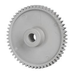 Made in USA - 48 Pitch, 2-1/4" Pitch Diam, 2.333" OD, 54 Tooth Spur Gear - 1/4" Face Width, 5/16" Bore Diam, 43/64" Hub Diam, 20° Pressure Angle, Acetal - Exact Industrial Supply