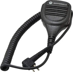 Motorola - Two Way Radio Speaker/Microphone - Use with GP300 Two-Way Radio Palm Speakers - Exact Industrial Supply