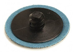 Superior Abrasives - 3" Disc Diam, 36 Grit, Aluminum Oxide Quick Change Disc - Type R Attaching System, Coated, Very Coarse Grade - Exact Industrial Supply