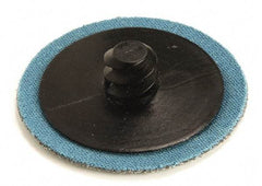 Superior Abrasives - 3" Disc Diam, 50 Grit, Zirconia Alumina Quick Change Disc - Type R Attaching System, Coated, Coarse Grade - Exact Industrial Supply