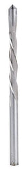 Dremel - 1/8" Cutting Diam, Upcut Spiral Router Bit - Uncoated, Right Hand Cut, High Speed Steel, 1-25/64" OAL x 1/8" Shank Diam, Cut-Out - Exact Industrial Supply