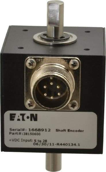 Durant - Encoder - 2-1/4 Inch High, 5-28 VDC Voltage, Square Wave - Exact Industrial Supply