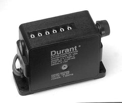 Durant - 6 Digit Wheel Display Counter - Keyed Reset - Exact Industrial Supply