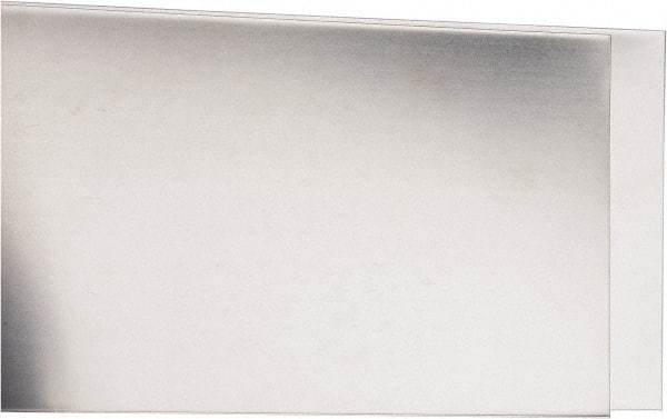 Made in USA - 2 Piece, 25 Inch Long x 6 Inch Wide x 0.025 Inch Thick, Shim Sheet Stock - Stainless Steel - Exact Industrial Supply