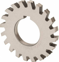 Value Collection - 1/32" Radius, 1/16" Circle Diam, 2-1/4" Cutter Diam, Arbor Connection, Concave Radius Cutter - High Speed Steel, 10 Teeth - Exact Industrial Supply