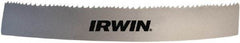 Irwin Blades - 8 to 12 TPI, 15' 8" Long x 1-1/4" Wide x 0.042" Thick, Welded Band Saw Blade - Bi-Metal, Toothed Edge - Exact Industrial Supply