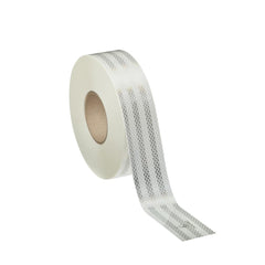 3M - DOT Conspicuity Tape; Color: White ; Tape Material: Pressure Sensitive Adhesive ; Width (Inch): 3 ; Length (Feet): 150 - Exact Industrial Supply