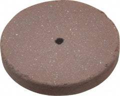 Cratex - 1" Diam x 1/16" Hole x 1/8" Thick, Surface Grinding Wheel - Silicon Carbide, Fine Grade, 25,000 Max RPM, Rubber Bond, No Recess - Exact Industrial Supply