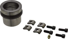 Dayton Lamina - 1-3/4" ID x 2-3/8" OAL, Steel, Die & Mold Shoulder Bushing - Short Shoulder, 2-1/2" Bottom OD, 2-1/4" Top OD, 2.658" Collar OD, 1" Under Collar, 1-3/8" Above Collar - Exact Industrial Supply