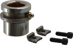 Dayton Lamina - 1" ID x 1-3/4" OAL, Steel, Bronze Plated Die & Mold Shoulder Bushing - Short Shoulder, 1.72" Bottom OD, 1-1/2" Top OD, 1.845" Collar OD, 13/16" Under Collar, 15/16" Above Collar - Exact Industrial Supply