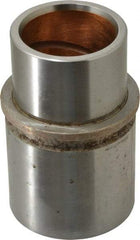 Dayton Lamina - 2" ID x 4-5/8" OAL, Steel, Bronze Plated Die & Mold Shoulder Bushing - Extra Long Shoulder, 2.909" Bottom OD, 2-1/2" Top OD, 3.064" Collar OD, 3" Under Collar, 1-5/8" Above Collar - Exact Industrial Supply