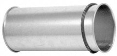 Made in USA - 10" ID Galvanized Duct Adjustable Nipple - 11" Long, 22 Gage - Exact Industrial Supply